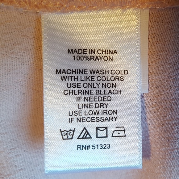 1. State Rayon Asymmetrical Cold Shoulder Top - Picture 8 of 8